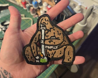 Sassy The Sasquatch Patch- High Quality Embroidery, Durable Weatherproof Canvas