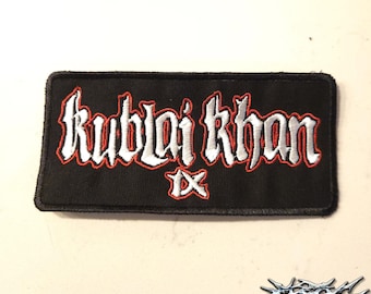 Kublai Khan TX Patch ~ High Quality Embroidered Canvas