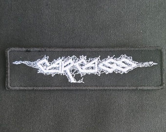 Geborduurde karkaspatch, weerbestendig canvas