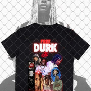 Lil Durk Bootleg Rapper PNG: Diseño de camiseta (Descarga digital)