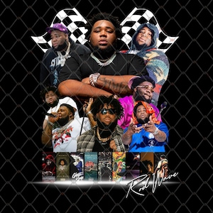 Rod Wave Last Lap Tour T-Shirt Design PNG (Digital Download