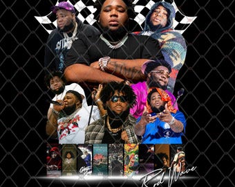 Rod Wave Last Lap Tour T-Shirt Design PNG (Digital Download