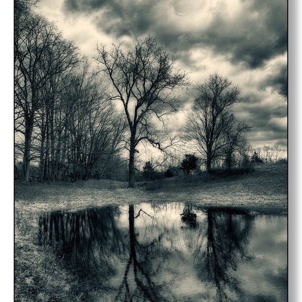 Outside In The Cold Distance - 8x12 fine art toned photographic print.