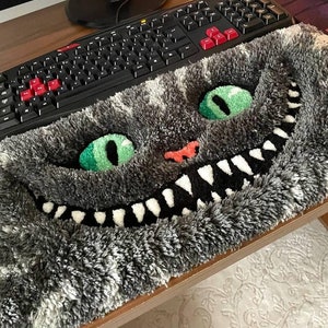 Podkładka pod klawiaturę, pikowany dywanik, zabawny, słodki, biurkowy wystrój biura, puszysty, 3D, kreskówkowy, filmowy, pokój gier, prezenty dla graczy dla niego, kochanka, podpórka pod nadgarstek