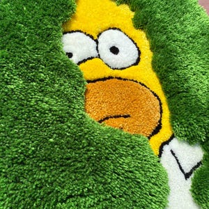 Grass Themed Fluffy Soft Touch 3d Tufted Rug Fun Birthday Gift Popular Character Carpet Home Decoration for your Living Room Bedroom Rugs