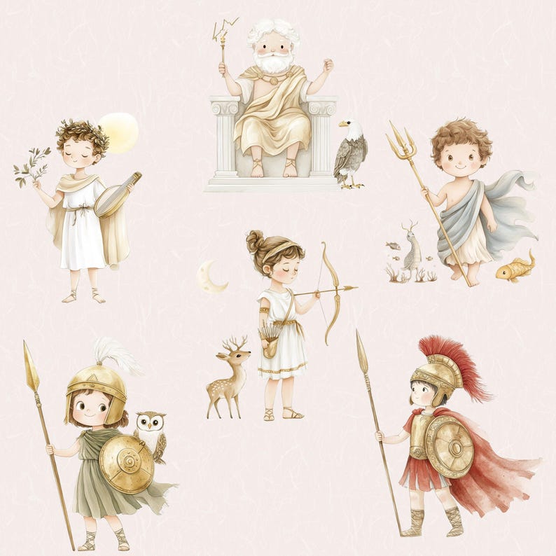 Watercolor Ancient Rome Clipart, Historical Clipart, Roman Clipart ...