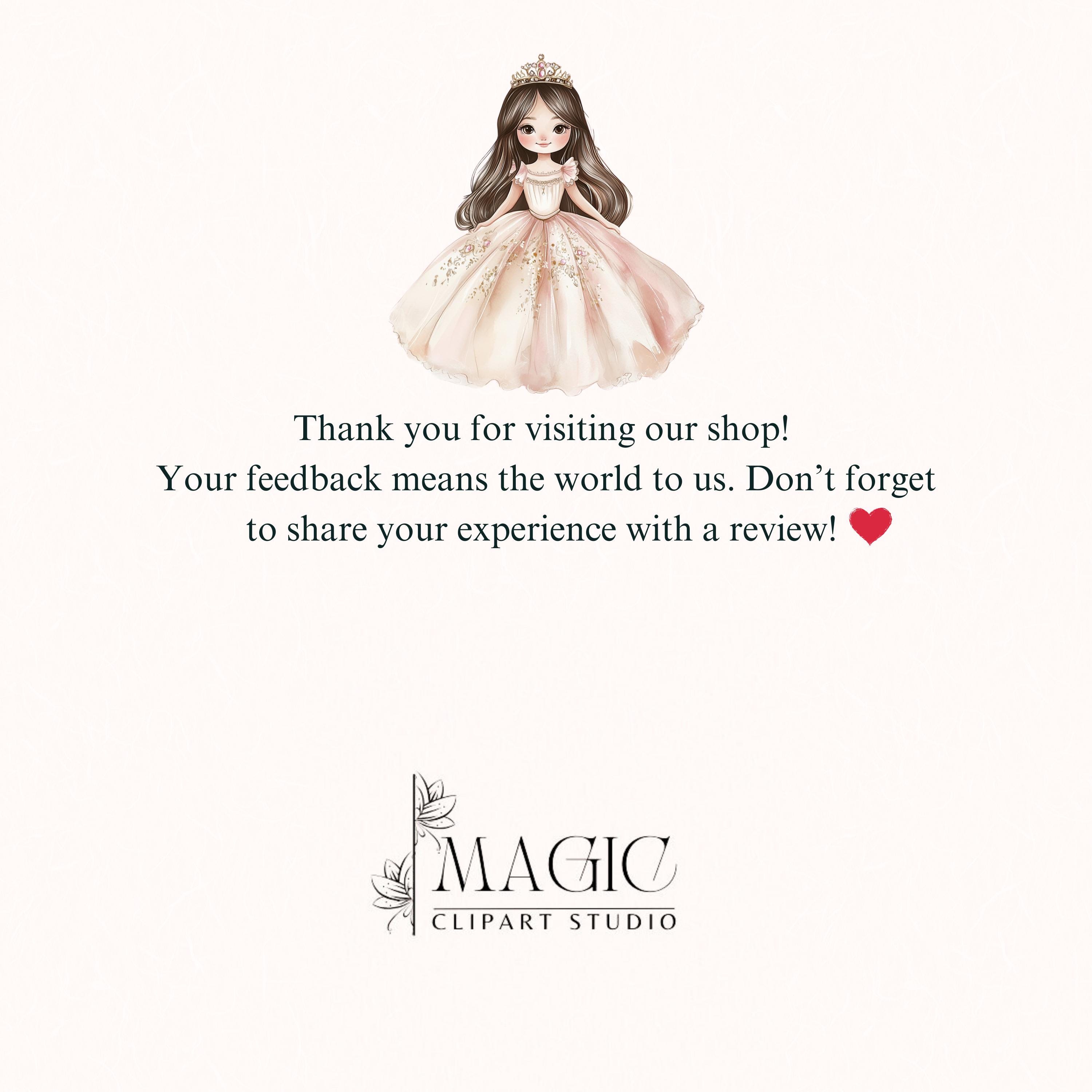 Little Princess Clipart, Pink Princess Clipart, Watercolor Princess ...
