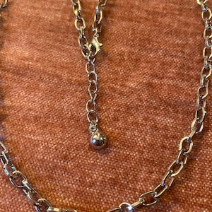 Slim Stainless Steel Punk Chain Necklace