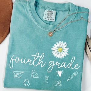 Fourth Grade SVG & PNG, Daily 4th Grade SVG, Instant Download, Back To School Svg, Teacher Svg, Hello Fourth Grade, Fourth Grade Shirt Svg
