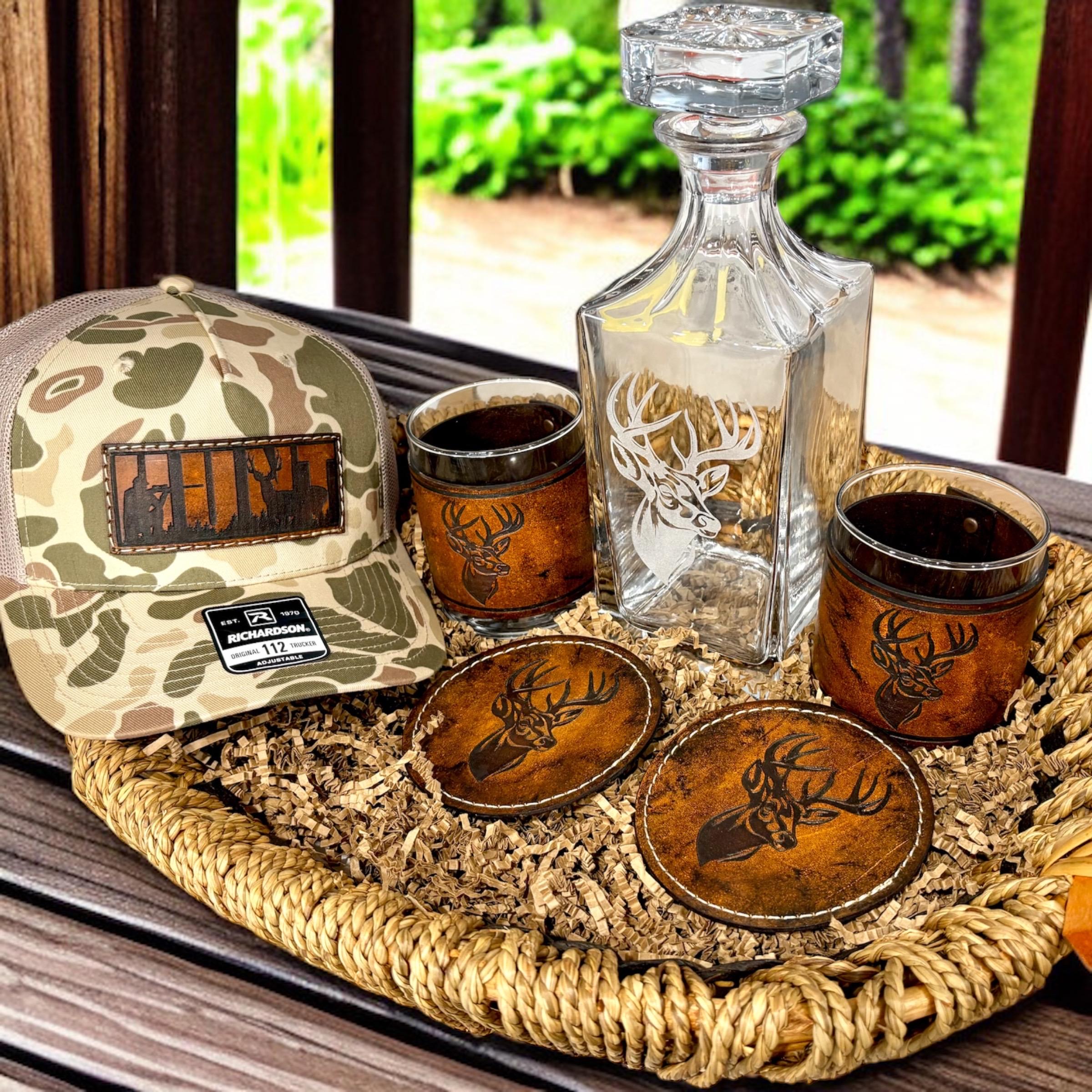 Decanter Set Hunter - Etsy