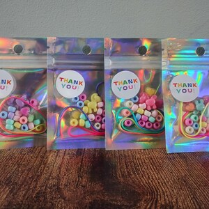 Unicorn bracelet making kit, party bags