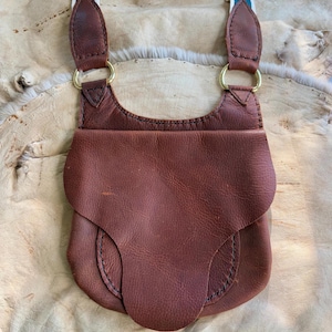 Handmade Leather Long Hunter Muzzleloader Possibles Bag