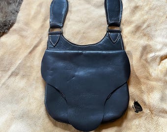 Handmade Leather Long Hunter Muzzleloader Possibles Bag