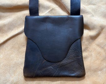 Handmade Leather Possible Bags – Authentic Oil Tan, with buffalo leather strap