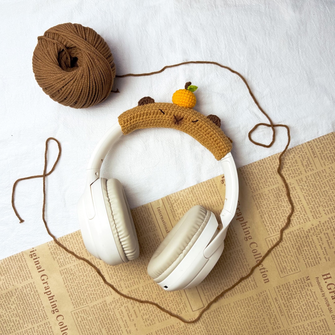 【Praying】Furry HeadPhone Cover Kawaii Bunny Ear Headphone Cover – Soft Furry Rabbit Headset