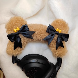 Headphone Cover Teddy Bear for AirPods Max Sony XM4 XM5 - Gaming Headset Airpod Cover