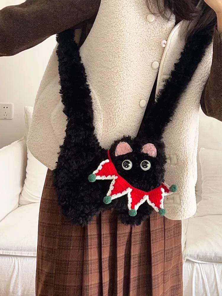 Cat Crossbody Bag