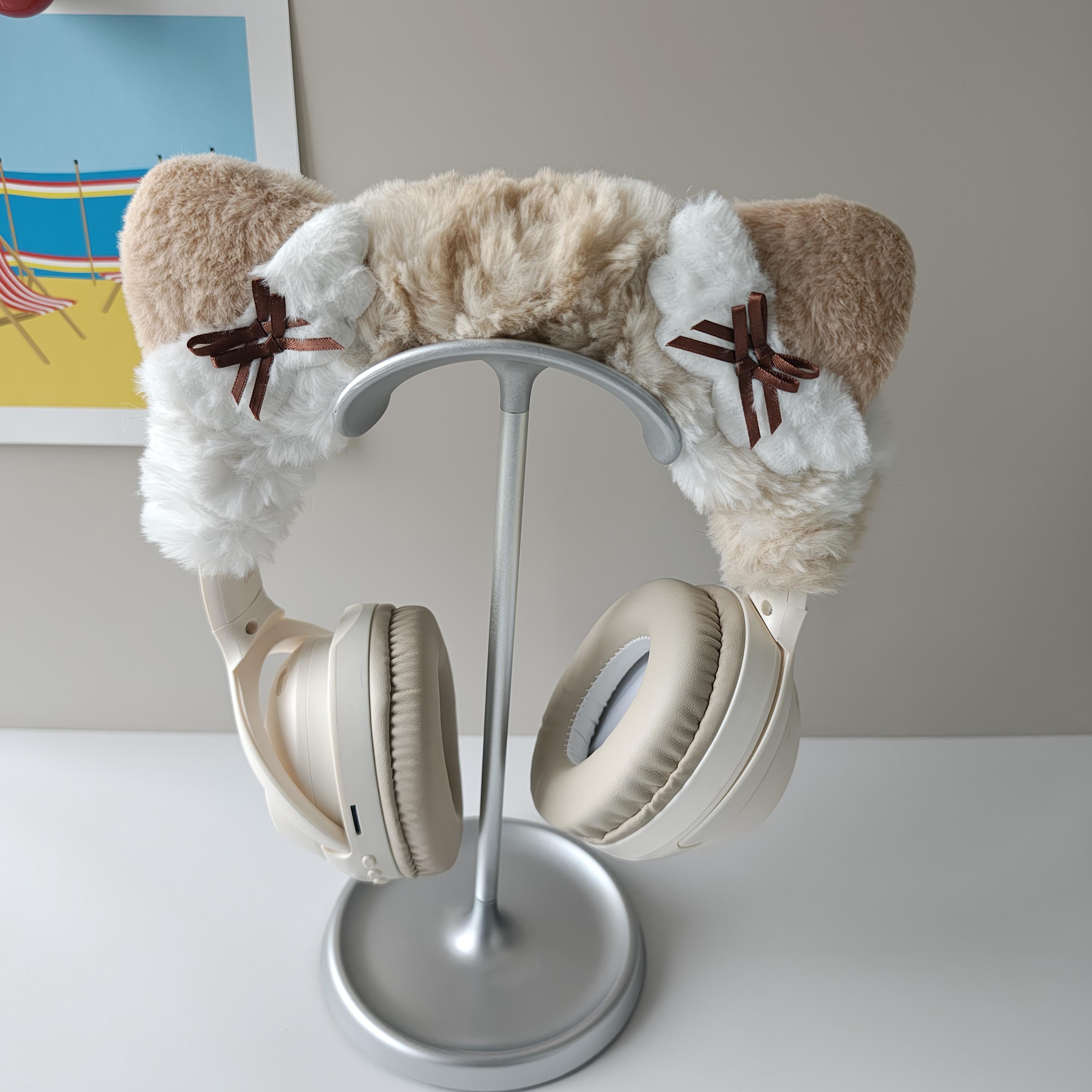 【Praying】Furry HeadPhone Cover Fuzzy Headphone Cover - Etsy