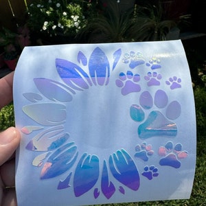 Paw Decal, Dog / Cat Print, Paw Print, Puppy, Kitten, Car Decal, Pattern Paw, Vinyl Decal, Gift for Her, Gift for Him, Animal Lovers Decal