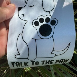 Paw Decal, Dog Print, Paw Print, Puppy, Car Decal, Pattern Paw, Vinyl Decal, Gift for Her, Gift for Him, Animal Lovers Decal