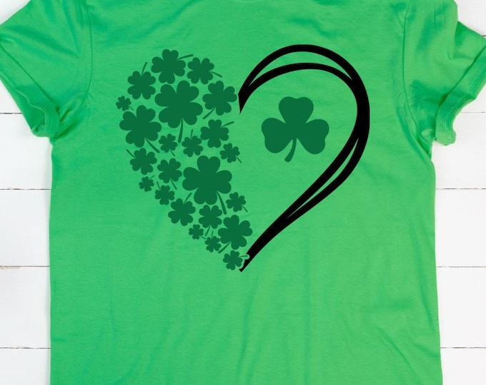 Featured listing image: Heart of clovers - St. Patrick’s Day