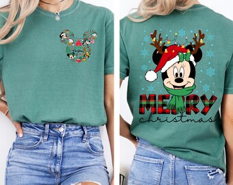 Disney Merry Christmas in Plaid- Very Mickey Christmas Short Sleeve