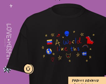 Omar Rudberg Awlt A World Like This, merchandising del concerto, t-shirt classica unisex S-5X