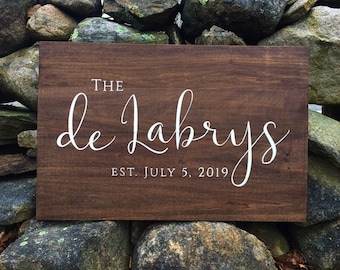 Wedding Date / Established Sign