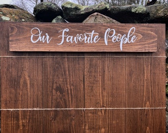 20 Table Seating Board Our Favorite People OR Find Your Seat seating board for table cards