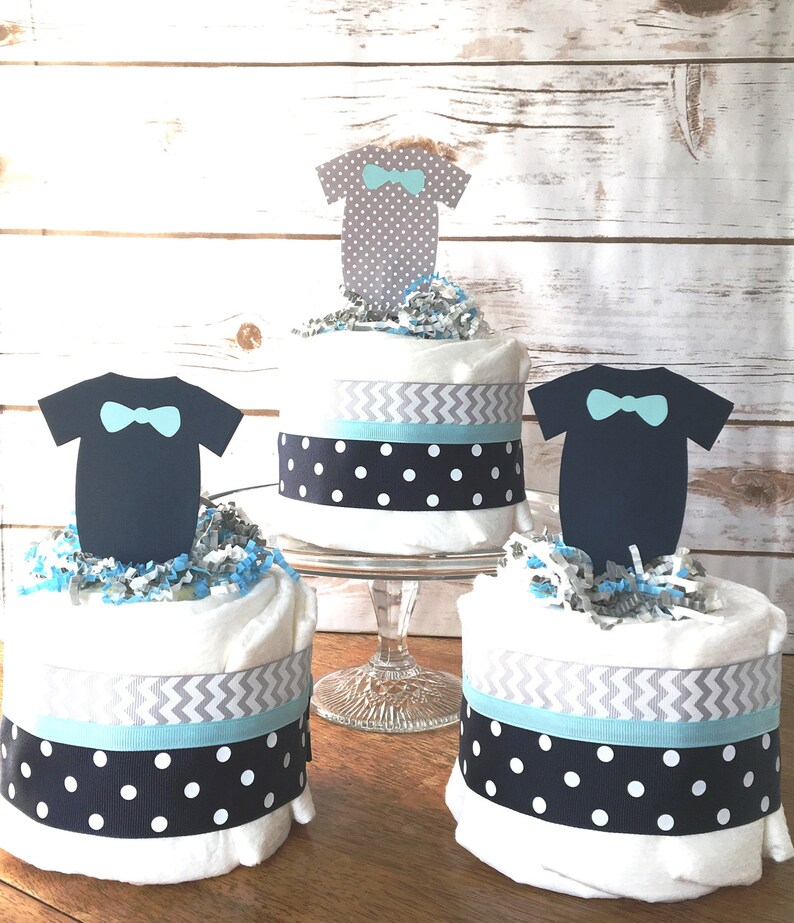 little man diaper cake
