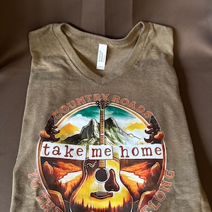 Take Me Home Shirt, Country Shirt, Guitar Shirt