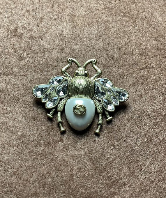 Gucci 豹のブローチ Vintage gucci bee brooch - Gem