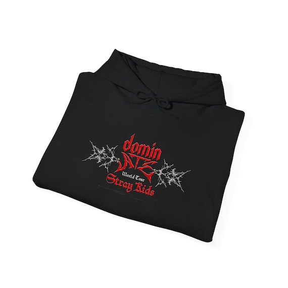 【DOMINANT】World Tour Hoodie Black Stray Kids DominATE World Tour OFFICIAL Merch - Black Zip Up