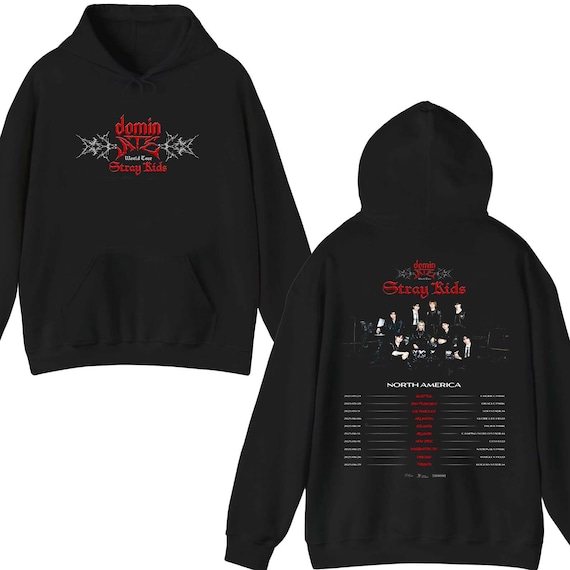 Stray Kids Hoodie Dominate World Tour Sweatshirt Complete Tour