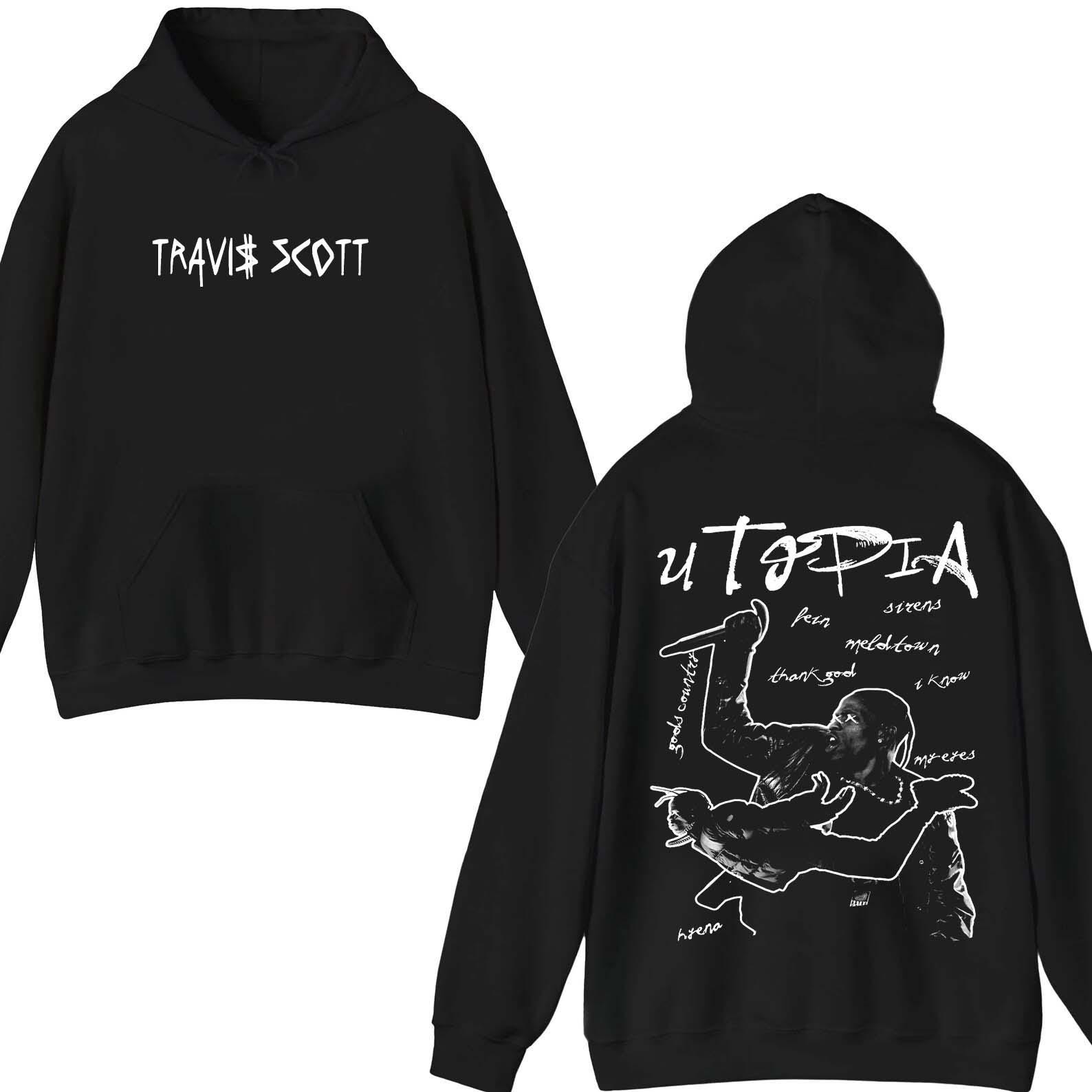 Travis Scott See You In Utopia Hoodie Tie Dye Men's - FW22 - US
