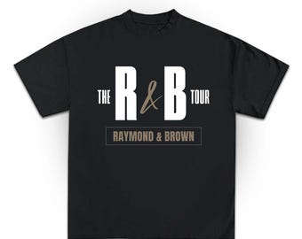 Chris Brown Usher Raymond THE R&B TOUR 2026 Unisex tee