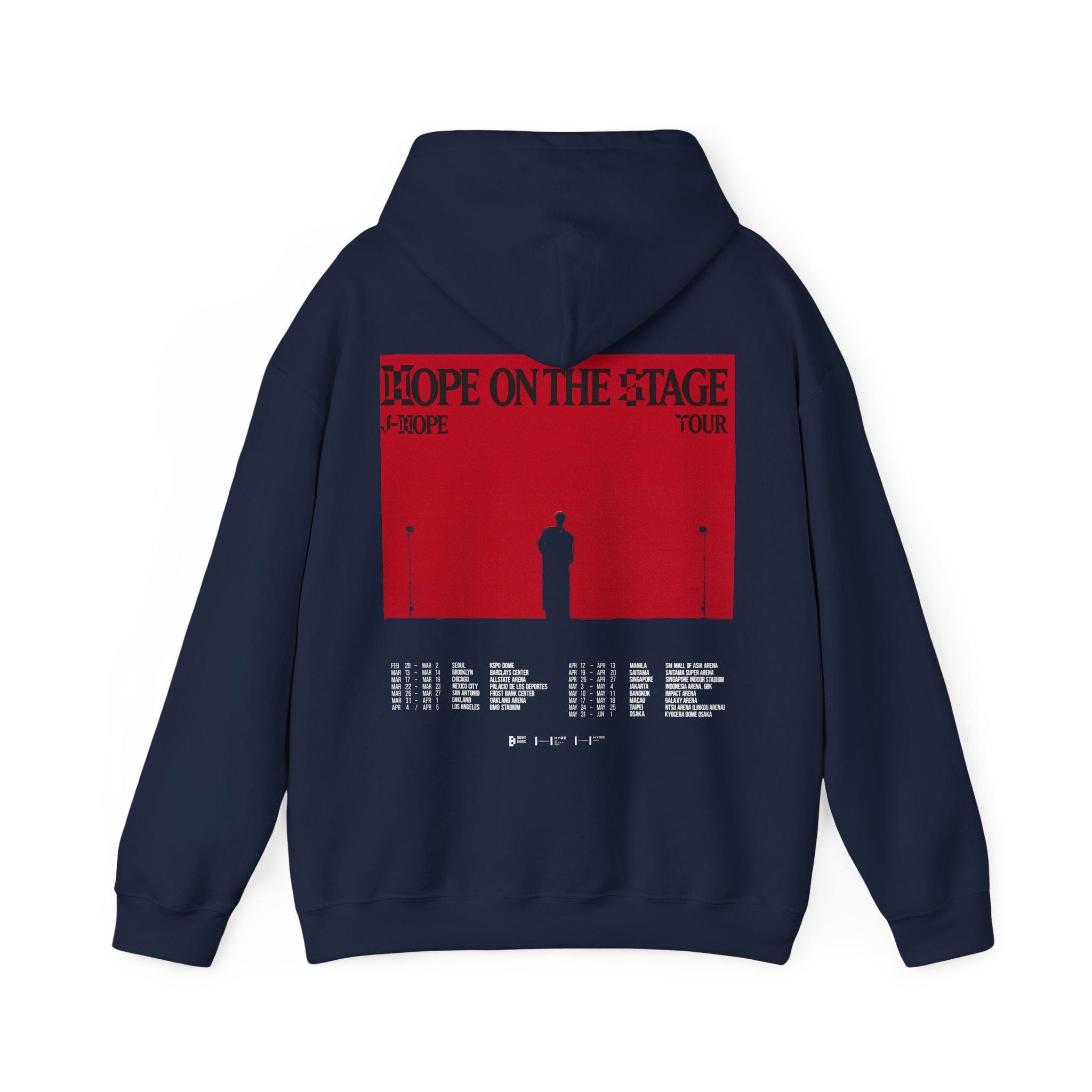 JHOPE Tour Hoodie Hope on the Stage World Tour Sweatshirt Fanmade