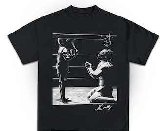 T-shirt Bully Kanye West, uniseks T-shirt, hiphop, rapmuziek, ingekleurde albumhoes Bully