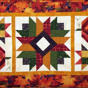 PDF: 4 Designs, New Traditions Table Runner, Jelly Roll Friendly, 2 1/2 Strip Sets, Paper Pieced Quilt Pattern, Holidays, Seasons image 5