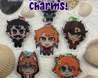 Life/Hermit SMP Acrylic Charms - 2.5 in
