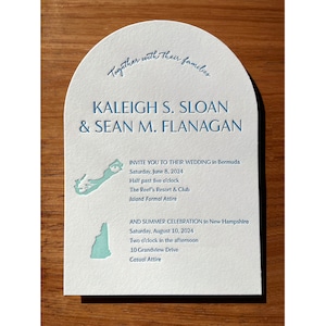 Letterpress wedding invites