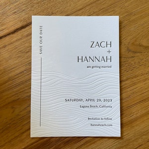 Beach wedding invites or save the dates