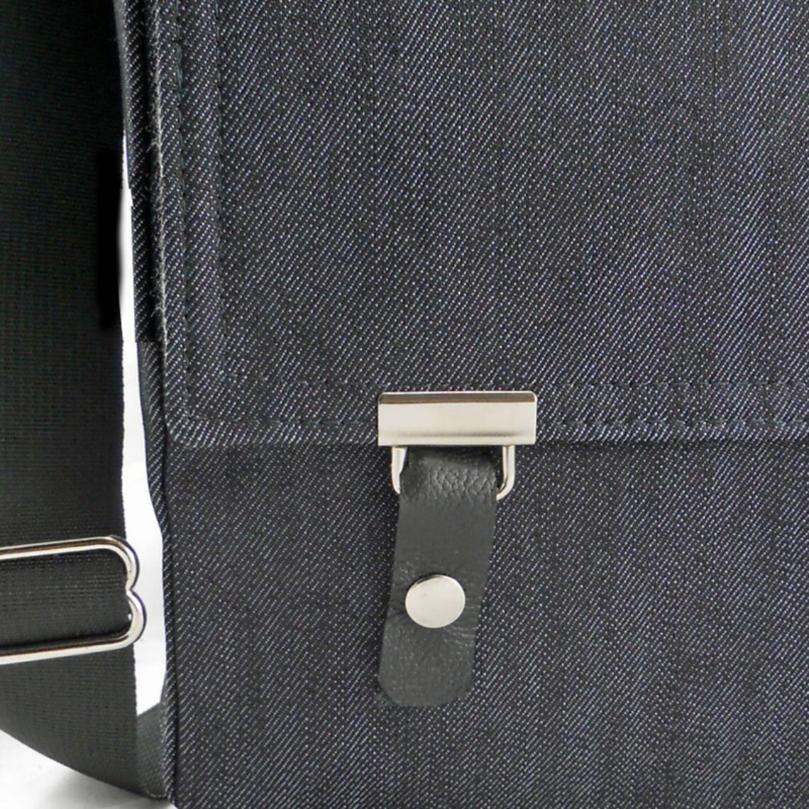11 Macbook Air Messenger Bag Dark Denim Etsy