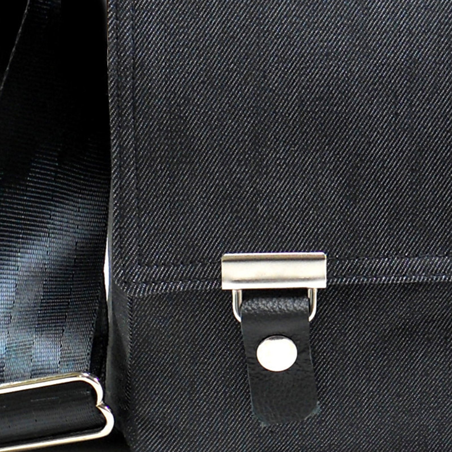 17 Laptop Messenger Bag Dark Blue Denim Etsy