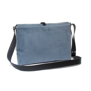 13 / 15 / 17 MacBook Pro messenger bag smoky blue image 4