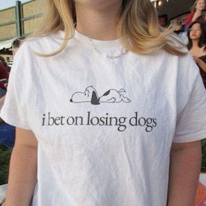I Bet on Losing Dogs T-Shirt, Mitski shirt, Mitski fan tee, Indie Music Lover shirt, Mitski Merch, Concert tee