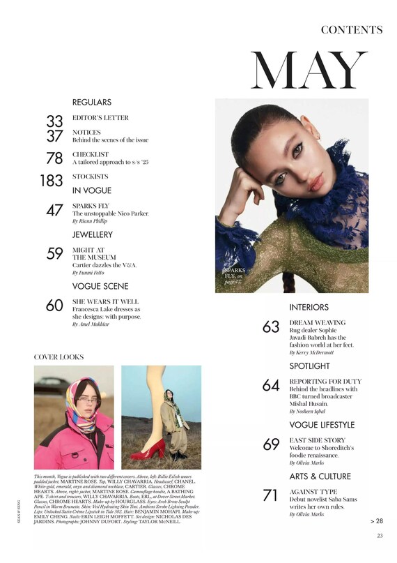 Vogue UK (british) Magazine – May 2025 - Etsy