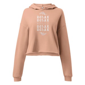 Relax Karate Kobudo Martial Arts Crop Hoodie