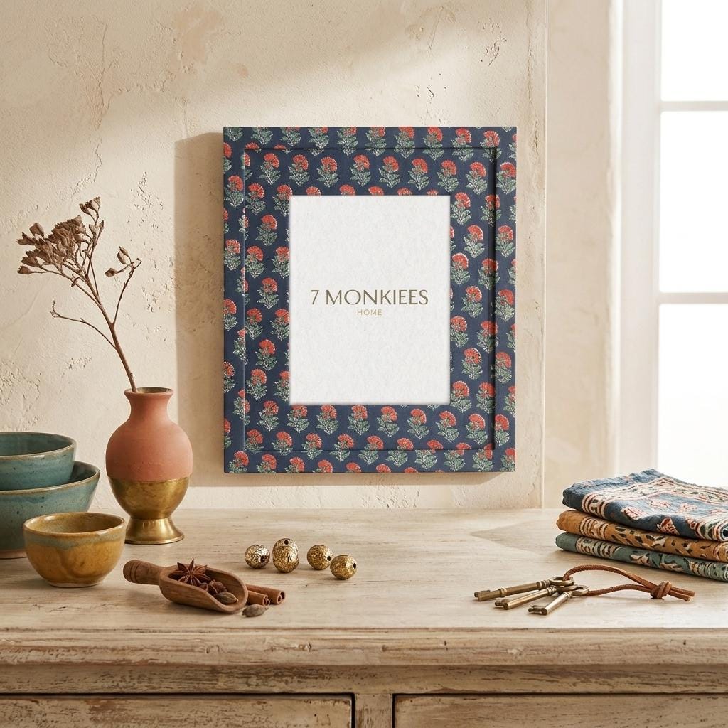 Blue Fabric Frame - Etsy
