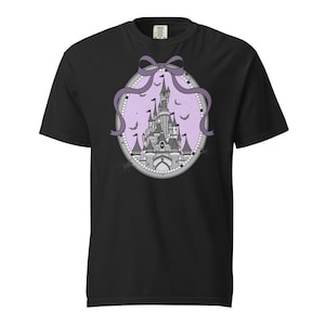Haunted Castle Graphic Unisex Tshirt | Trick or Treat on Main Street | Spooky Cute Halloween